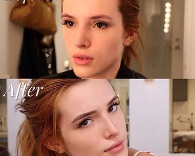 Bella Thorne Microblading Brows