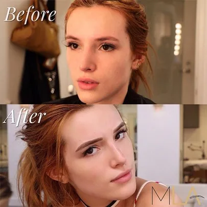 Bella Thorne Microblading Brows