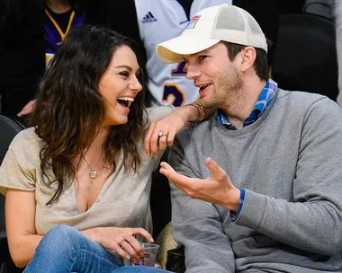 Mila Kunis and Ashton Kutcher.