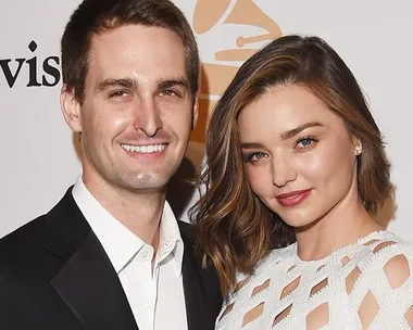 Miranda Kerr and Evan Spiegel.