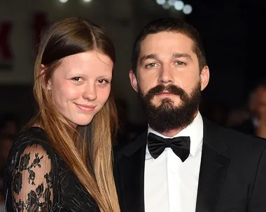 Shia LaBeouf and Mia Goth.