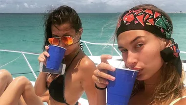 Bella Hadid and Hailey Baldwin Holiday