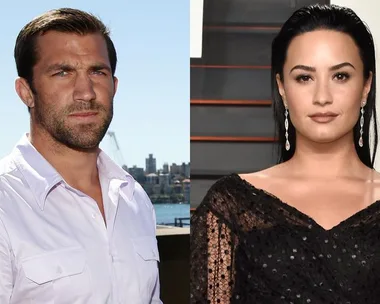 Demi Lovato and Luke Rockhold.