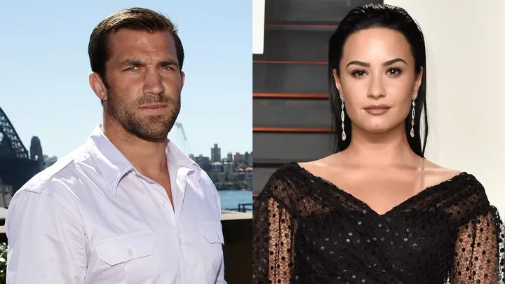 Demi Lovato and Luke Rockhold.