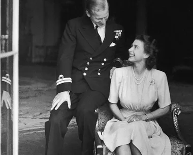 Queen Elizabeth and Prince Philip.