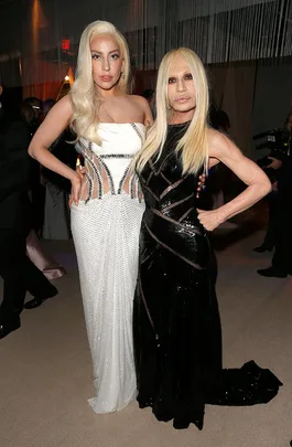 Lady Gaga and Donatella Versace