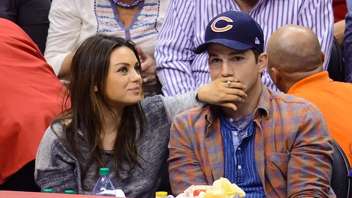 Mila Kunis and Ashton Kutcher.