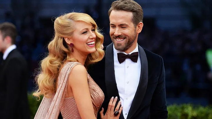 Blake Lively and Ryan Reynolds.