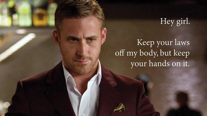 Ryan Gosling Hey Girl meme.