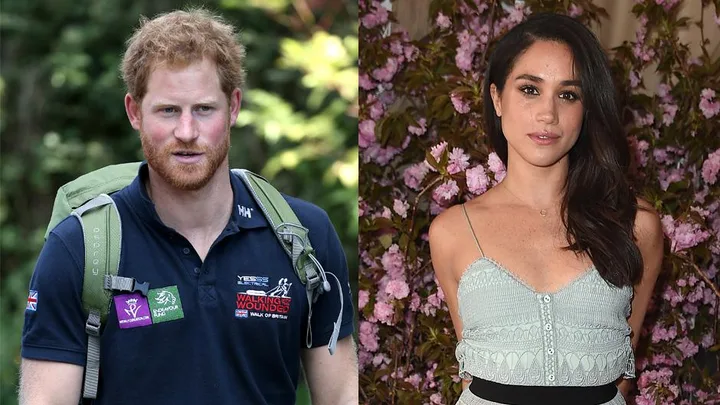 Prince Harry And Meghan Markle.