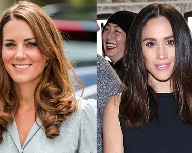 Kate Middleton and Meghan Markle.