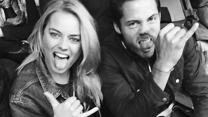 Margot Robbie and Tom Ackerley.