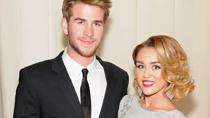 Miley Cyrus and Liam Hemsworth.