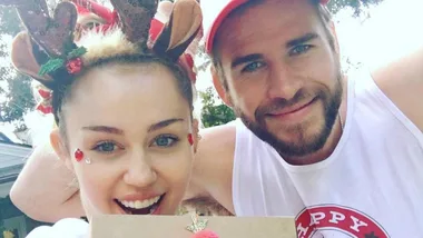 Miley Cyrus Liam Hemsworth Christmas