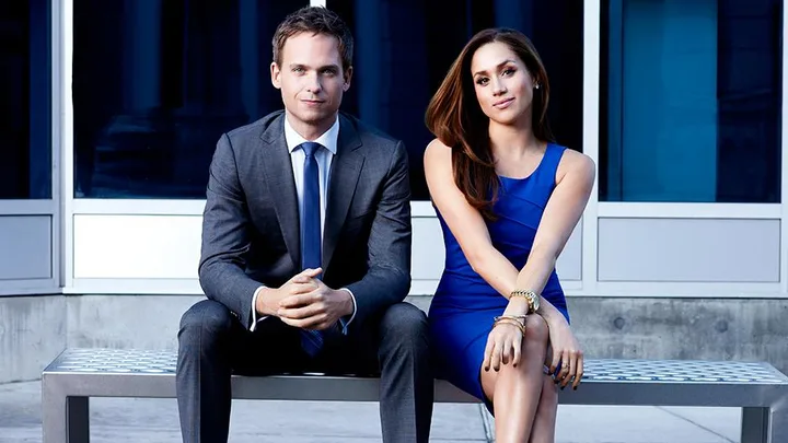 Patrick J Adams Meghan Markle Suits