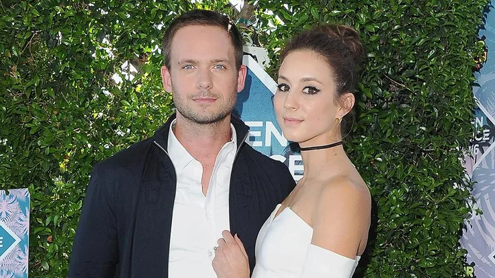 Troian Bellisario and Patrick J. Adams.