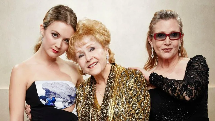 Billie Lourd, Carrie Fisher and Debbie Reynolds