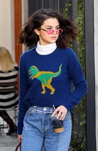 Selena Gomez Coach Dinosaur Jumper