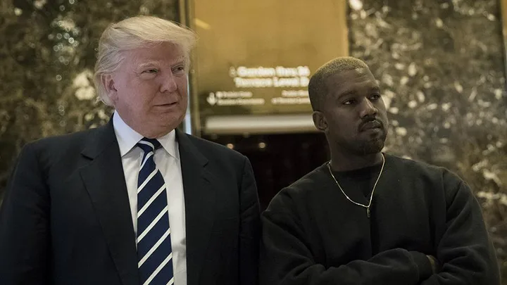 Kanye West and Donald Trump.