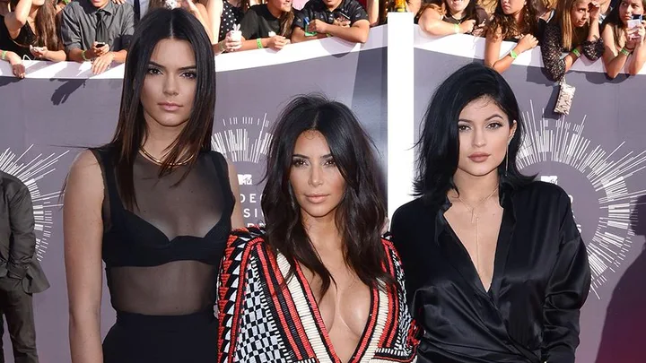 Kim Kardashian, Kendall Jenner and Kylie Jenner.