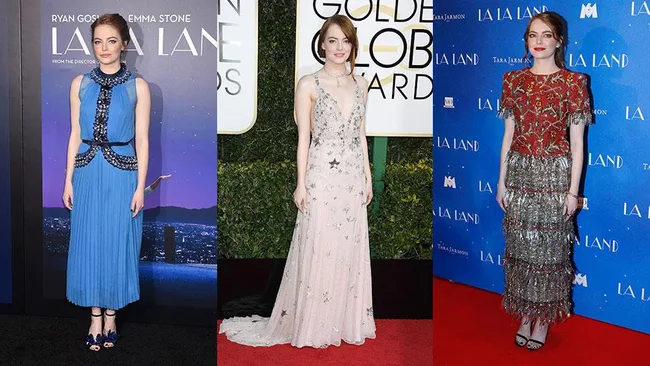 Emma Stone La La Land Red Carpet Looks Emma Stone La La Land Red Carpet Looks