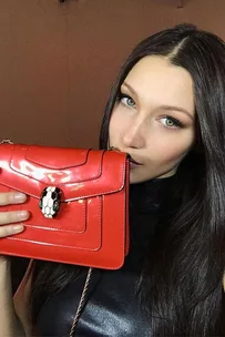 Bella Hadid Bulgari bag