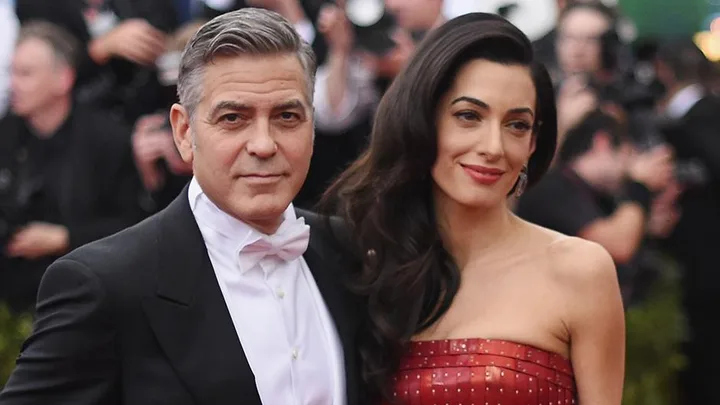 George and Amal Clooney.