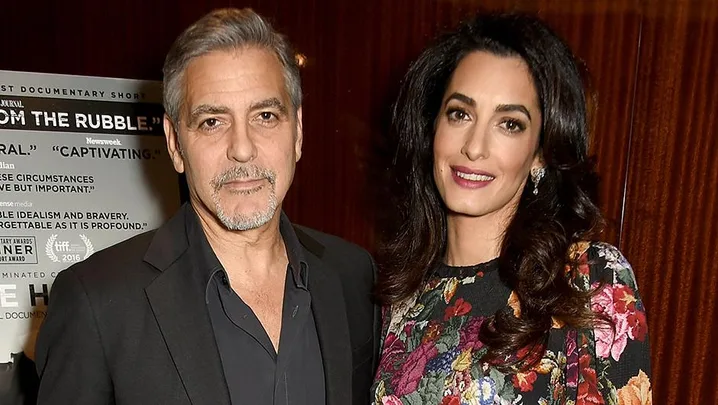 George and Amal Clooney.