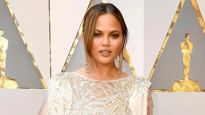 Chrissy Teigen at the 2017 Oscars.