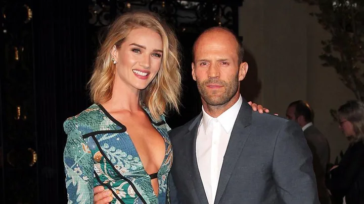 Rosie Huntington-Whiteley and Jason Statham.