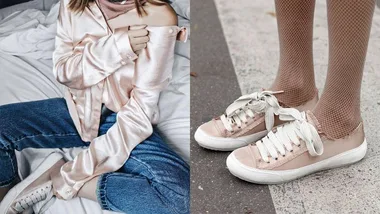 Satin Sneakers