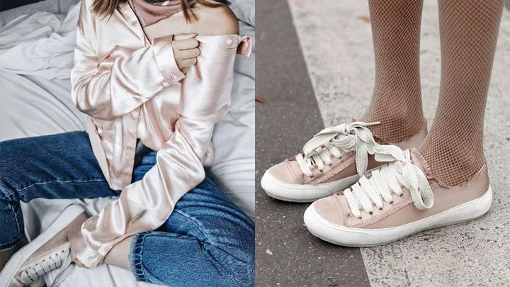 Satin Sneakers