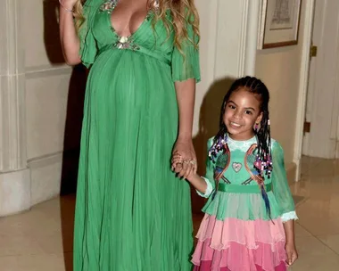 Blue Ivy Carter in Gucci.