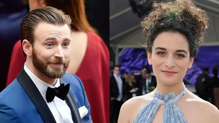 Chris Evans and Jenny Slate