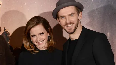 Emma Watson and Dan Stevens.