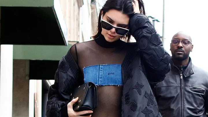 Bella Hadid Kendall Jenner Sheer Trend