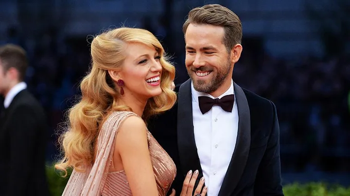 Blake Lively and Ryan Reynolds.