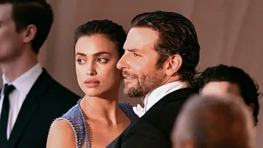 Irina Shayk and Bradley Cooper.