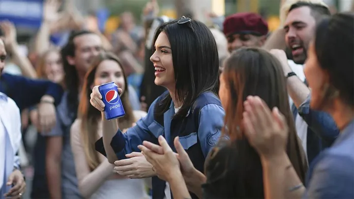 Kendall Jenner for Pepsi.