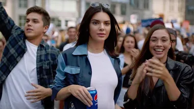 Kendall Jenner Pepsi commercial.