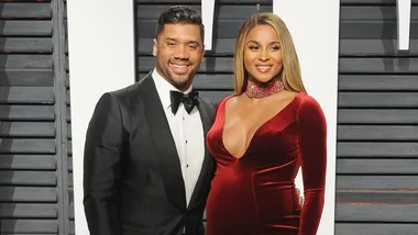 Ciara and Russell Wilson