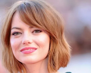 emma stone short hair