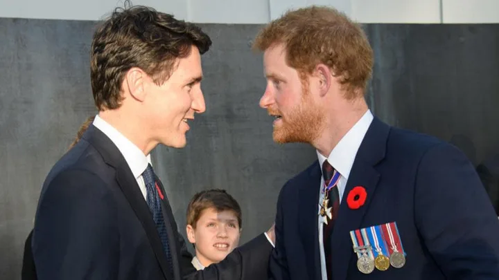 Justin Trudeau Prince Harry