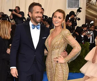 Blake Lively and Ryan Reynolds.