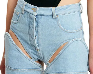 detachable jeans opening ceremony