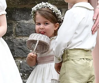 Princess Charlotte at Pippa Middleton's wedding