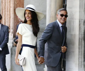 George and Amal Clooney.