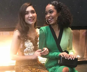 Rowan Blanchard and Yara Shahidi Prom