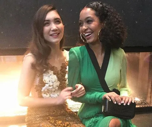 Rowan Blanchard and Yara Shahidi Prom