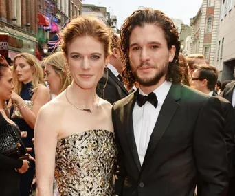 Kit Harington and Rose Leslie.